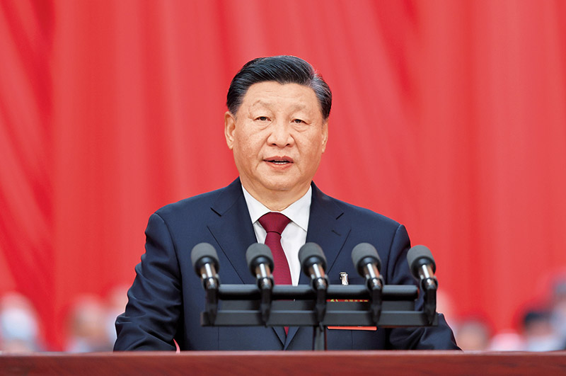 2022��10��16�գ��й��������ڶ�ʮ��ȫ����������ڱ����������ÿ�Ļ��ϰ��ƽ������ʮ�Ž�����ίԱ�����������档 �»������ Ҧ��ΰ/��
